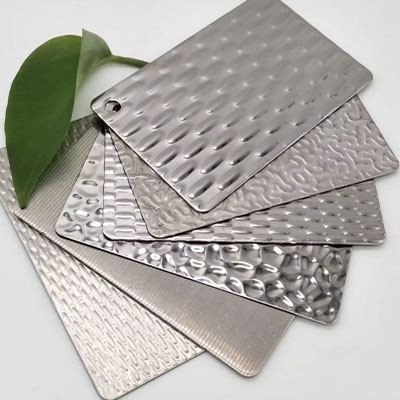 Reljefinis nerūdijančio plieno lakštas